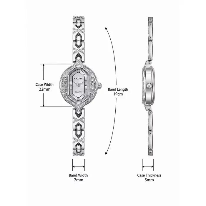 Montres-bracelets à la mode pour femme, marque de luxe, montres analogiques pour femmes, montres-bracelets élégantes haut de gamme, montre à quartz pour femme, cadeau, Reloj Mujer