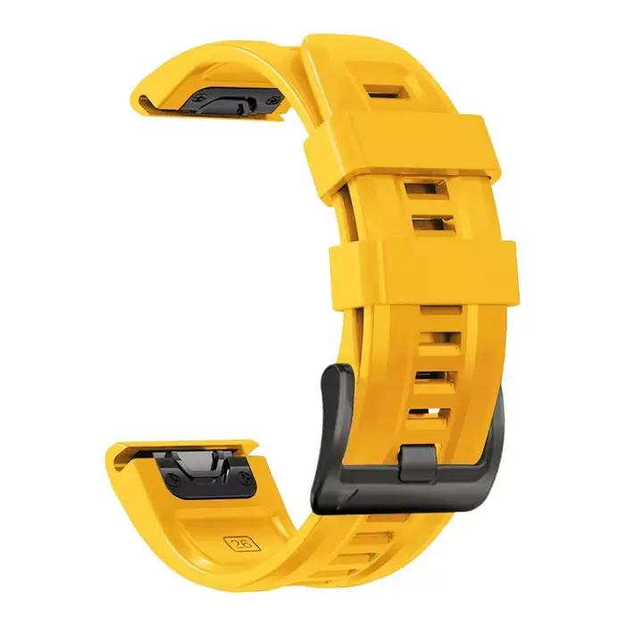 Bracelet QuickFit 22mm 26mm pour Garmin Epix Gen 2 Bracelet en Silicone pour Garmin Fenix 7 7X 5Plus