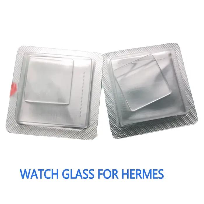Accessoires en verre saphir carré pour montre Hermes, W036748WW00