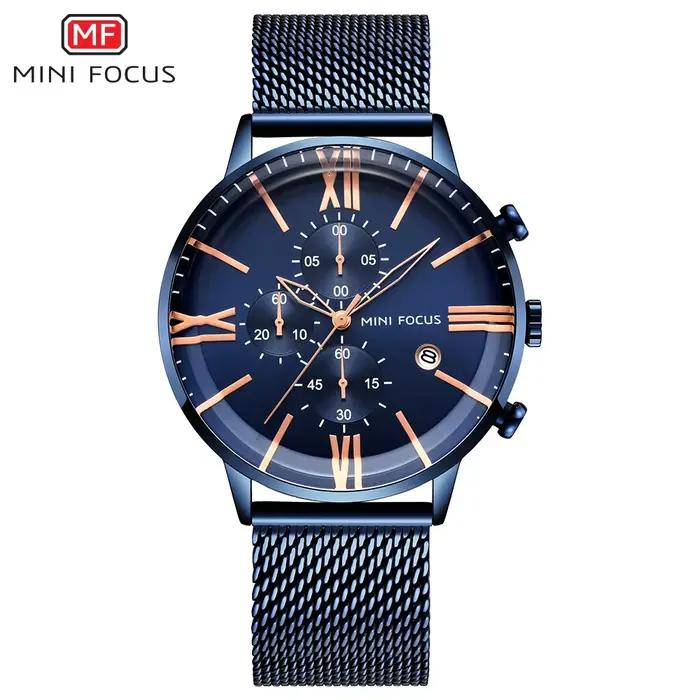 Montre-bracelet de luxe DG pour homme, montre classique à quartz originale, étanche, bracelet en aci