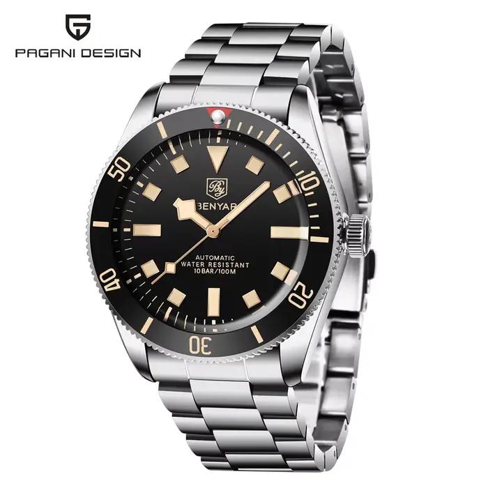 Montre mécanique automatique BENYAR pour homme, modèle BB58, montre de sport pour homme 2026, en aci