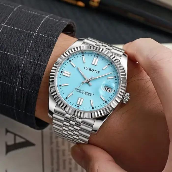 Nouvelles femmes montre mécanique calendrier élégant exquis petit cadran mode loisirs luxe dames mon