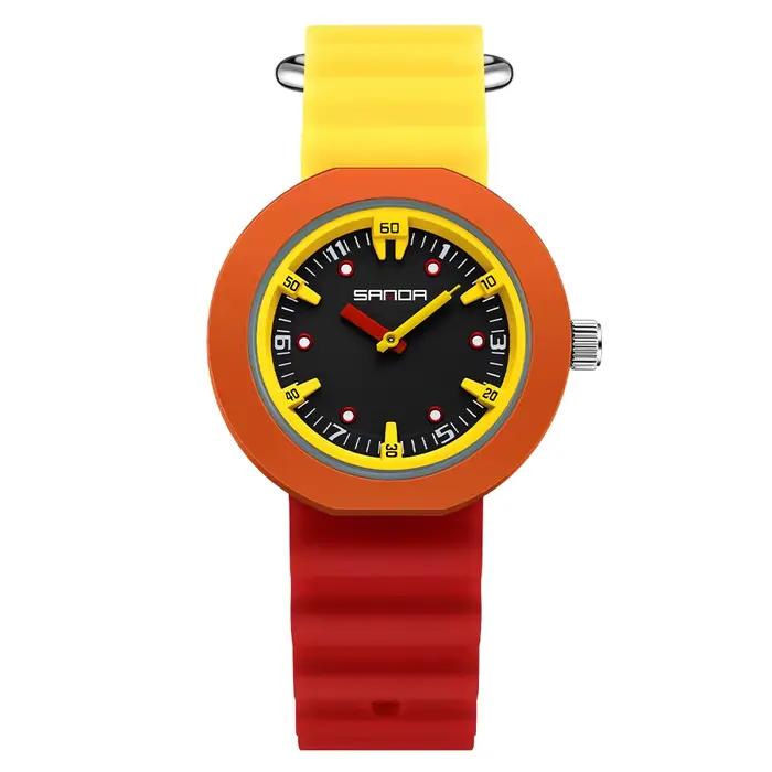 Montre à Quartz de luxe pour hommes et femmes, montre-bracelet de qualité Simple, en acier inoxydabl