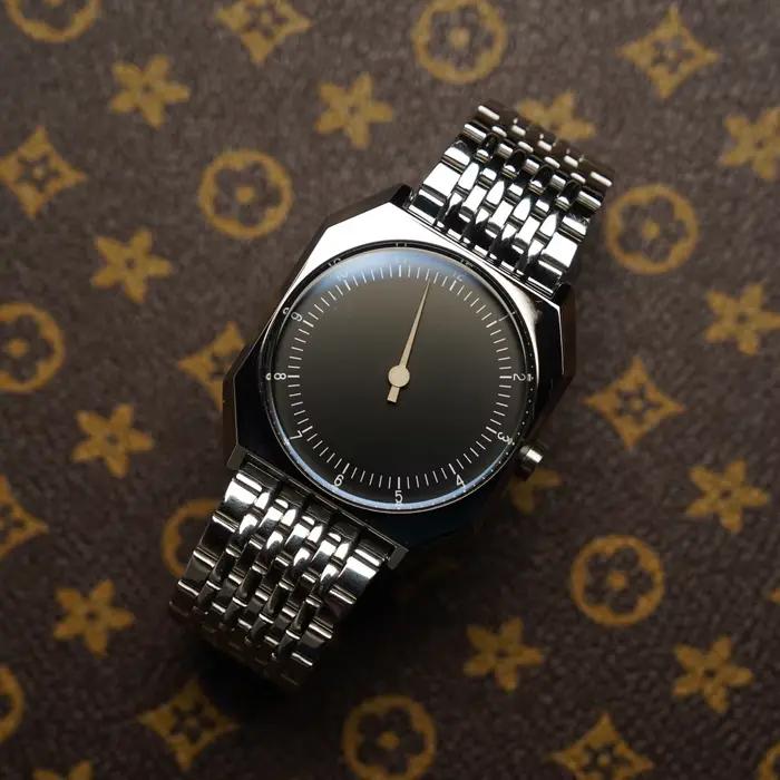 SKU – montre rétro à un pointeur pour hommes, montre à Quartz carrée de Style Vintage, Design Unique