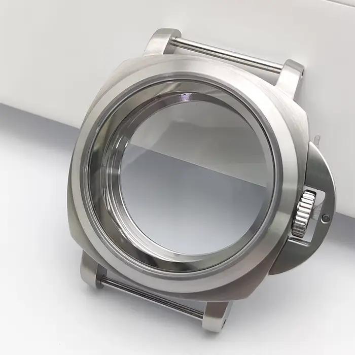 PARNSRPE NH35 boîtier de montre doré 40MM boîtier en cristal saphir 5ATM adapté au cadran NH35/36 4R
