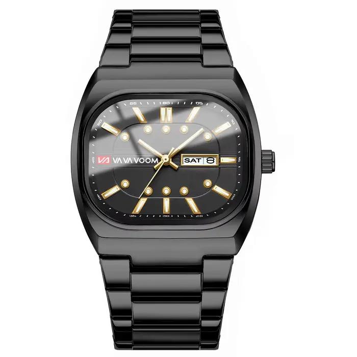 2026 nouveaux hommes montres 40mm carré mouvement à Quartz analogique série de plongée horloge noir 