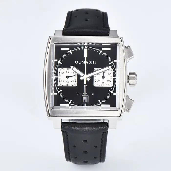 Montre de luxe pour homme ETA7750, boîtier en acier inoxydable, chronographe, montre de sport, montr