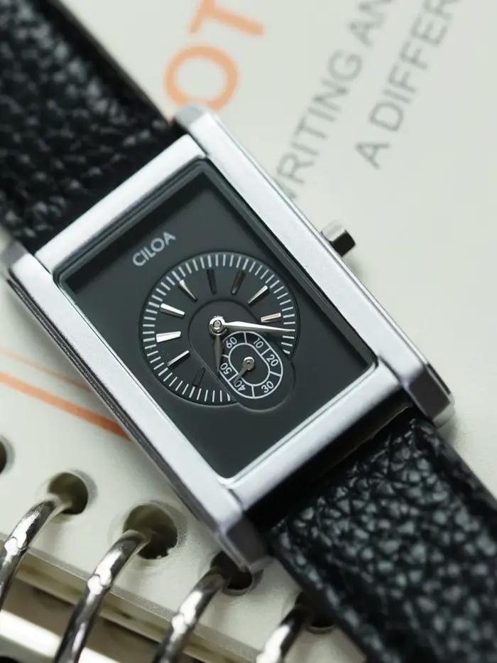 CILOAtank carré haute qualité montre hommes marque véritable cadeau rétro affaires hommes 2025 nouve