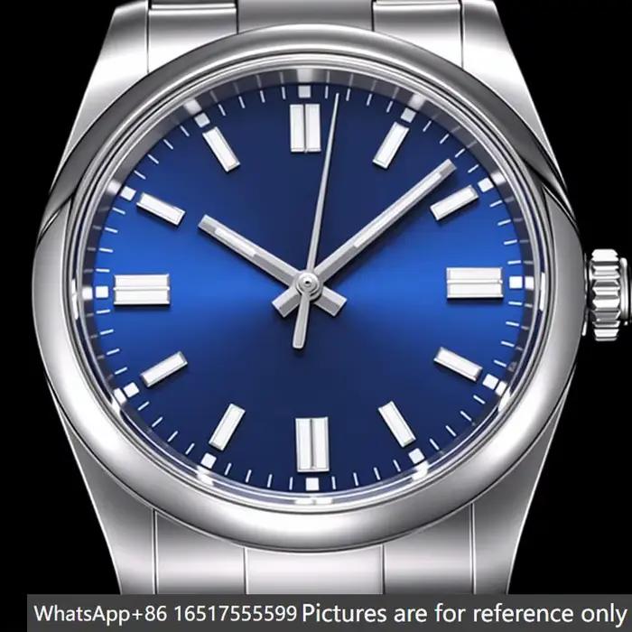 Montre de luxe pour homme et femme de 31 mm, 36 mm, 40 mm en acier 904L, mouvement automatique, héri