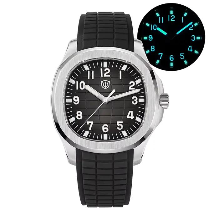 Watchdives WD008 Montre pour homme VH31 Mouvement à quartz à seconde fluide Verre saphir Étanche 100