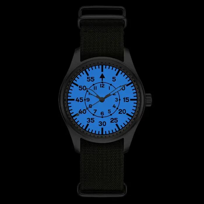 DD40mm Vh31 Beat Quartz hommes montres saphir cristal étanche 5Bar 316L acier inoxydable vintage pil