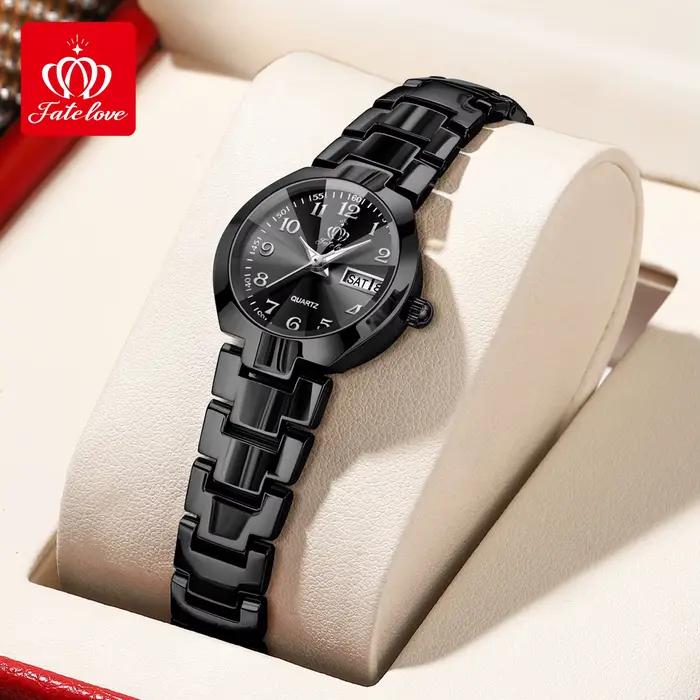 FATELOVE 818 montre pour femme de luxe montre-bracelet originale pour fille étanche lumineux dames m
