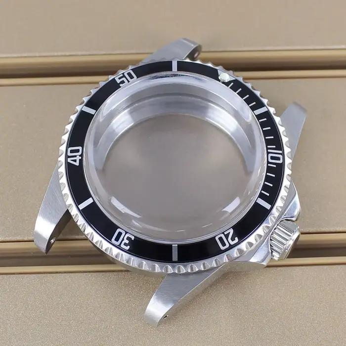 Boîtier de montre de plongée Vintage 38mm, dôme en verre acrylique pour Seiko NH35 NH36 NH38 NH34, m