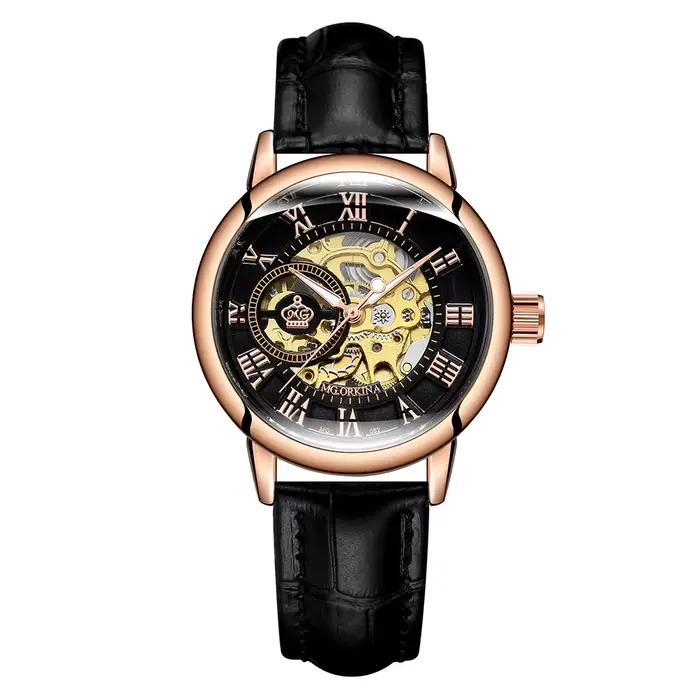Montre mécanique automatique ORKINA pour femme, classique, squelette, luxe, mode, montre-bracelet po