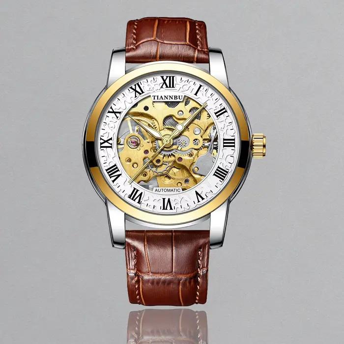 Montre mécanique automatique pour couple, homme et femme, à remontage automatique, montre-bracelet s