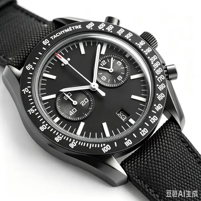 Montre-bracelet à quartz pour homme 43 mm, acier inoxydable 904L, classique, artisanale, de luxe, po