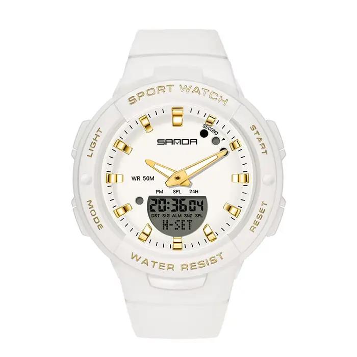 Montre de marque SAN DA pour femmes, mode sport de plein air, étanche 5 bars, montre électronique po