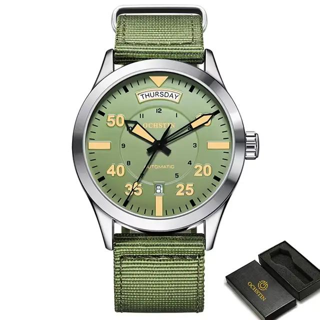 Montres pilotes pour hommes OCHSTIN montre mécanique automatique pour hommes montre-bracelet militai