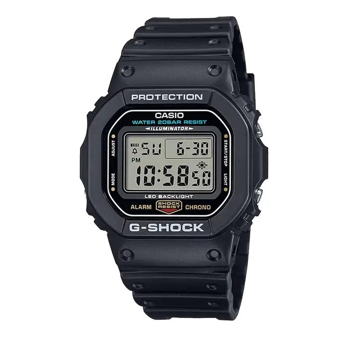 Montre numérique CASIO DW-5600UE, résistante à l'eau 200M, rétroéclairage LED, antichoc, multifoncti