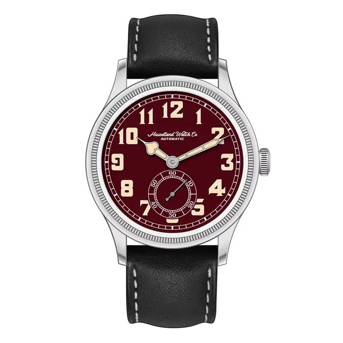 Hruodland-Montre-bracelet de plongée en acier inoxydable pour homme, montres mécaniques automatiques