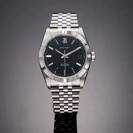 Montre automatique Baltany pour homme, 36 mm, montre mécanique à bracelet, miroir saphir, étanche 10