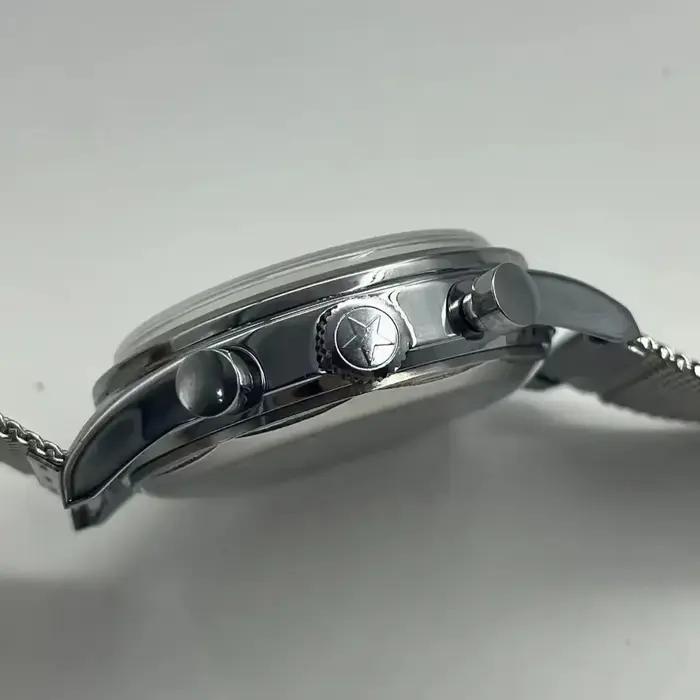 Montres pour hommes 1963 pilote montre automatique 42mm étanche rétro quartz chronographe montre hab