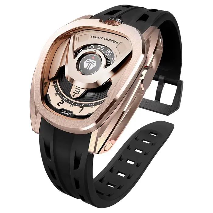 TSAR BOMBA montre automatique pour hommes montre-bracelet mécanique montre-bracelet Interchangeable 