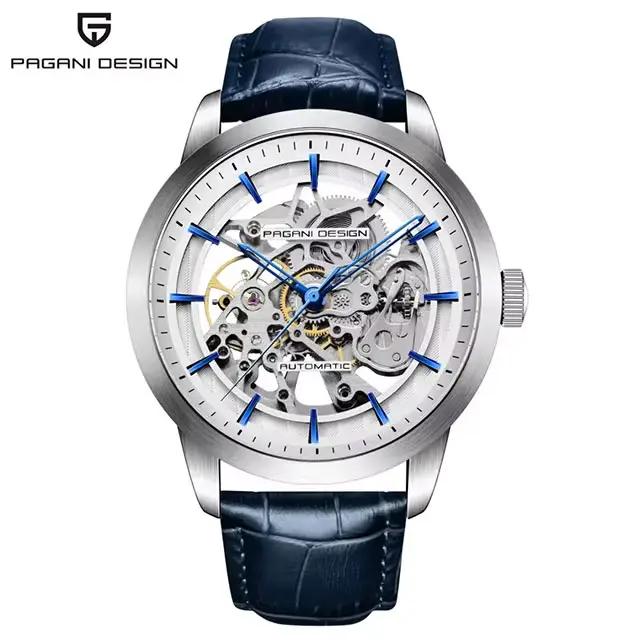 Montre homme PAGANI DESIGN, nouvelle montre mécanique à cadran ajouré, montre automatique de marque 
