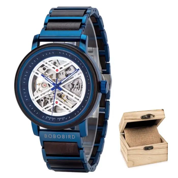 BOBO BIRD Montres Automatiques pour Homme, Série X, Montre Mécanique à Remontage existent, Luxe Orig