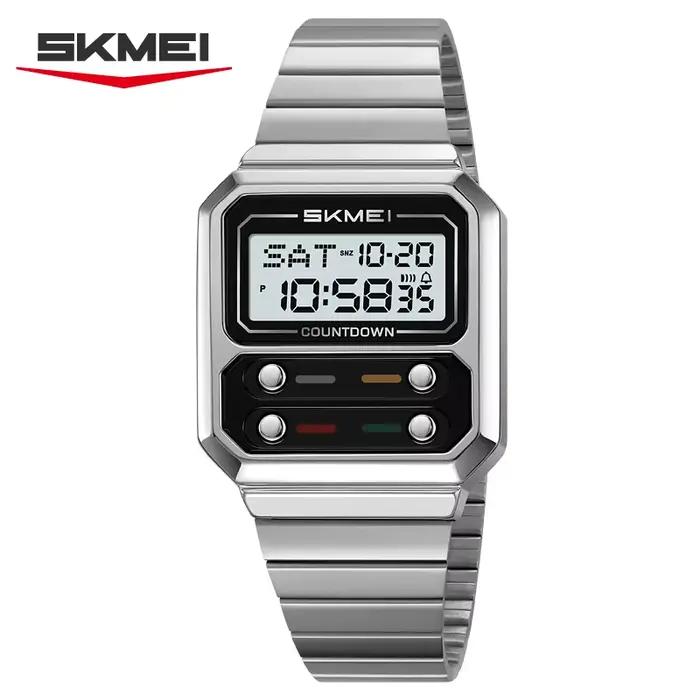 SKMEI 2448 luxe heure alarme Sport numérique électronique rétro montre pour femmes étanche Chrono mo