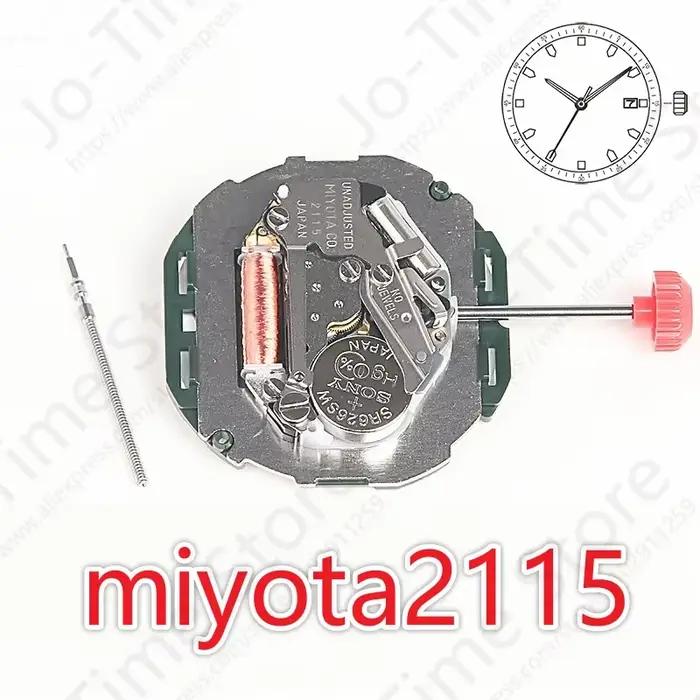 Nouvelle montre à mouvement à Quartz originale 2115, calendrier unique, affichage à 3 aiguilles, mod