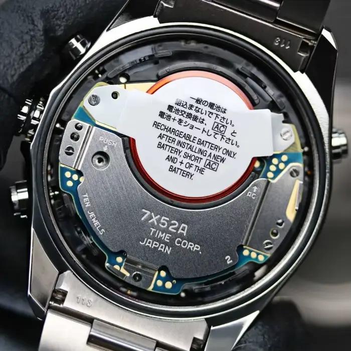 CLB2016 3.7V pour condensateur Seiko Astron 7X52 7X52A avec support d'origine batterie de charge sol