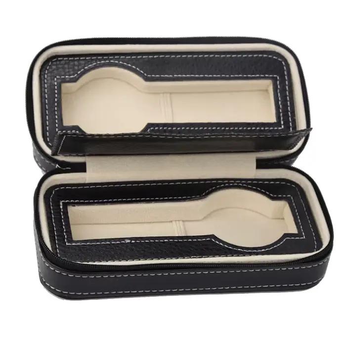 Boîtes de rangement pour montres portables, 6/10/12 compartiments, organisateur avec fermeture éclai