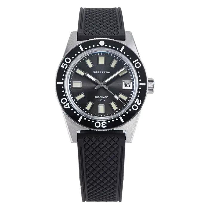 62MAS – montre de plongée pour hommes, 38mm, verre saphir Original Nh35, automatique, mécanique, éta