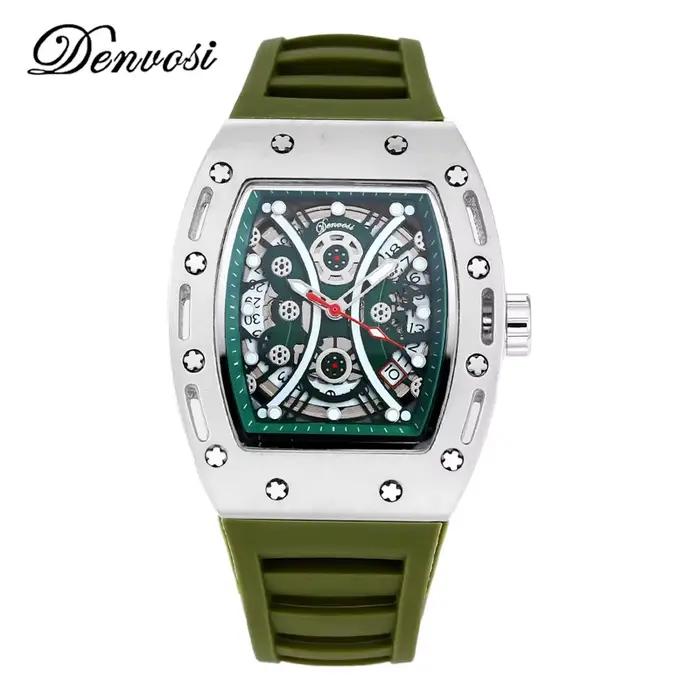 Montre mécanique automatique pour homme, montre-bracelet de loisirs d'affaires, design sculpté creux