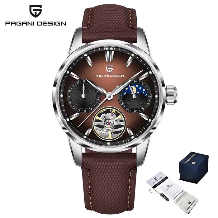 Pagani Design 2025 nouveau 41MM luxe automatique mécanique montre pour hommes en acier inoxydable 10