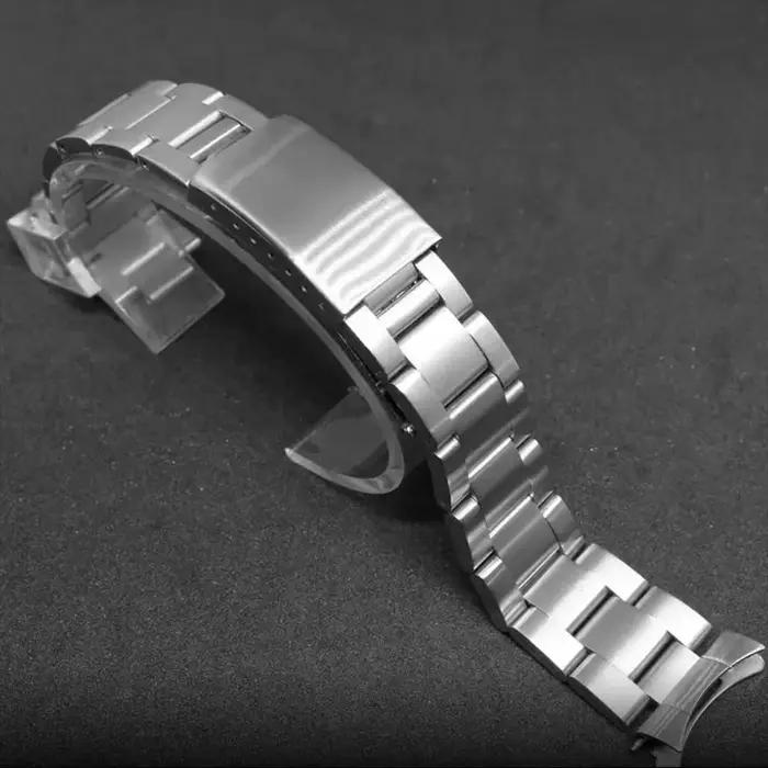 Bracelet de montre en acier inoxydable pour Rolex, 18mm, 19mm, 20mm, 21mm, pour hommes, Bracelet de 