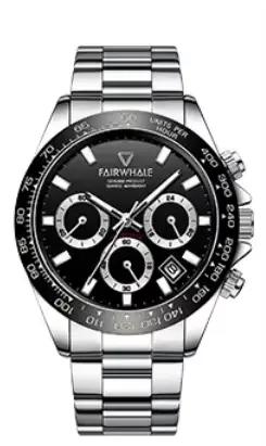 Montre de sport multifonctionnelle à trois yeux élégante pour hommes – Mouvement à quartz automatiqu
