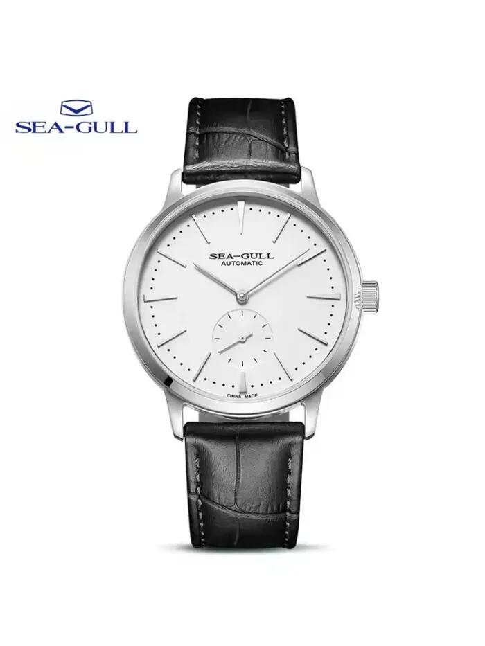 Nouvelle Montre Mécanique Automatique Seagull 2026 Tendance Affaires Luxe Date Bracelet Cuir Véritab