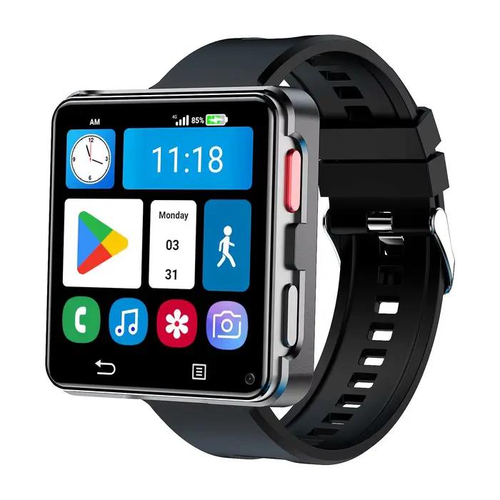 Montre connectée S998 4G avec carte SIM, Android 11.0, WIFI, grand écran 2,64 pouces, double caméra,