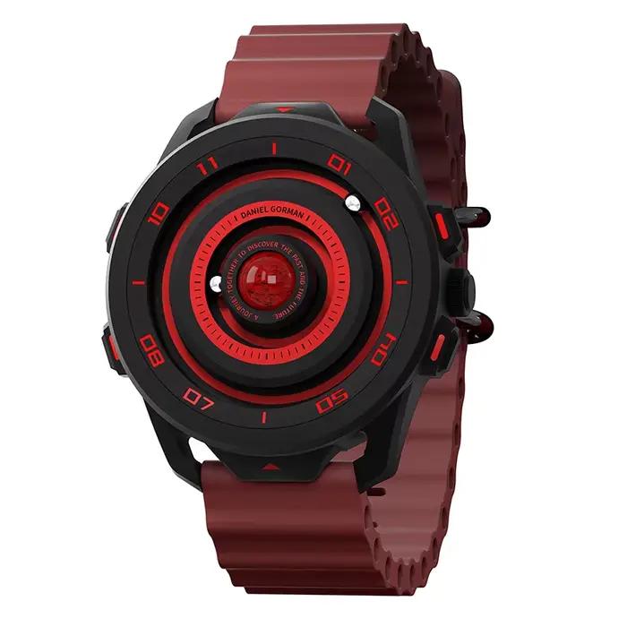 Daniel Gorman Planet Series montre à Quartz pour hommes magnétique analogique boule de fer lumineux 