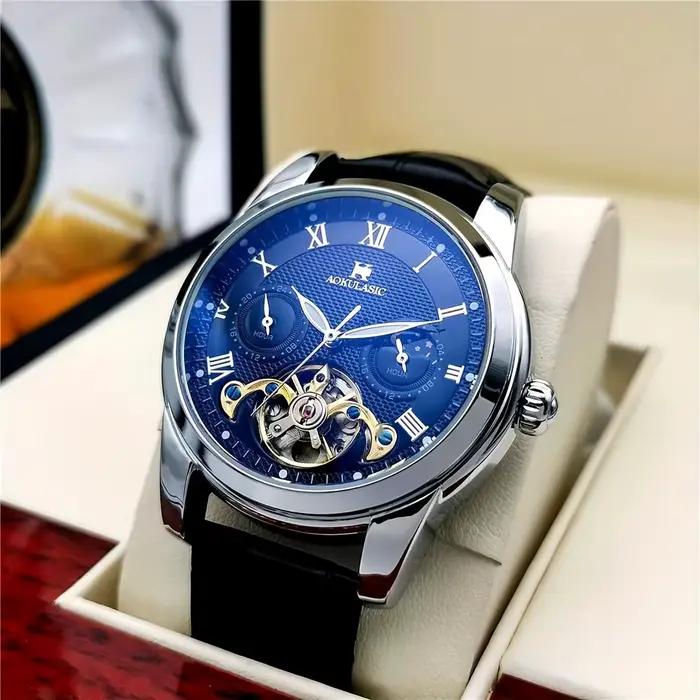 Montres haut de gamme authentiques pour hommes, montres mécaniques entièrement automatiques, Tourbil
