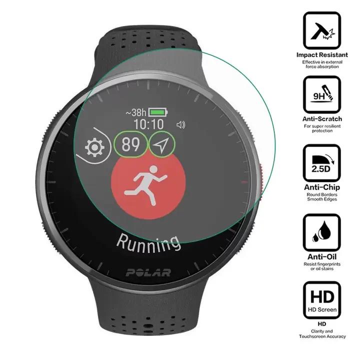 Film de protection pour montre connectée Polar Pacer Pro, en verre trempé dur, protecteur d'écran, c