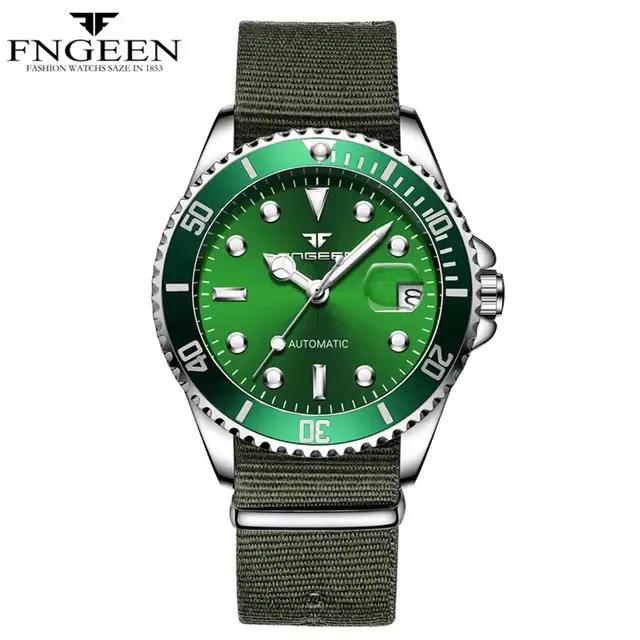 BINBOND 9001 montre mécanique entièrement automatique de luxe pour hommes étanche veilleuse précisio