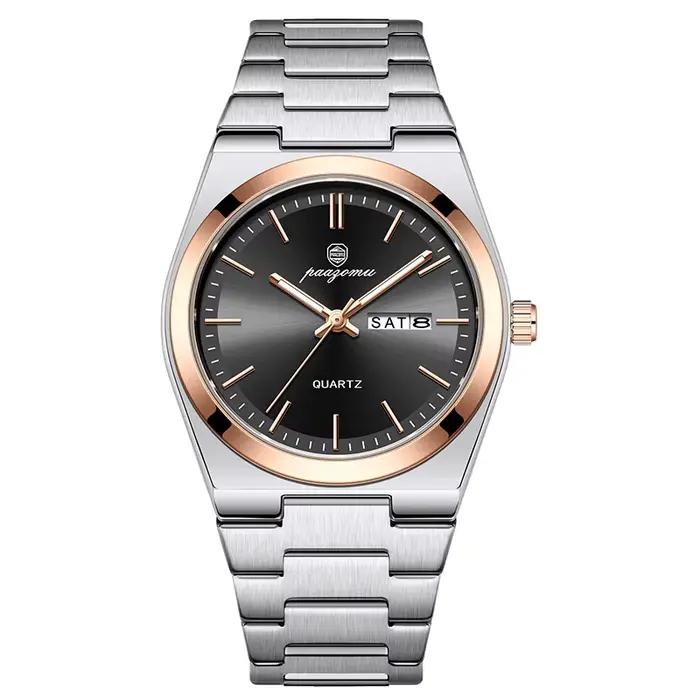 Montre élégante PAAZOMU pour femmes, étanche, lumineuse, date, semaine, montres pour femmes, quartz,