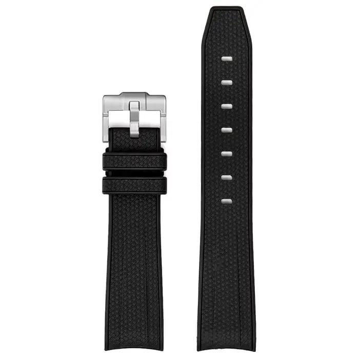 Bracelet de montre pour Omega X Swatch, joint MoonSwatch Speedmaster, extrémité incurvée, caoutchouc