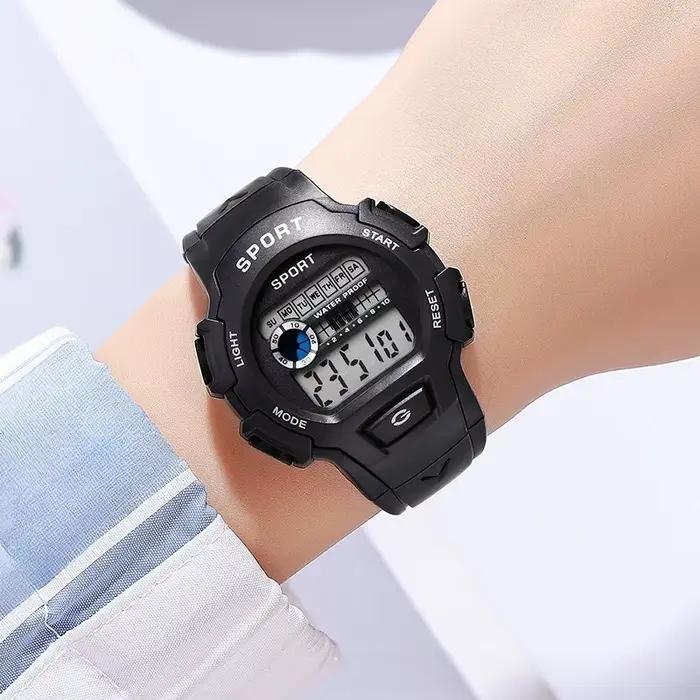Montre électronique, haute qualité, petite montre électronique de style universitaire pour les élève