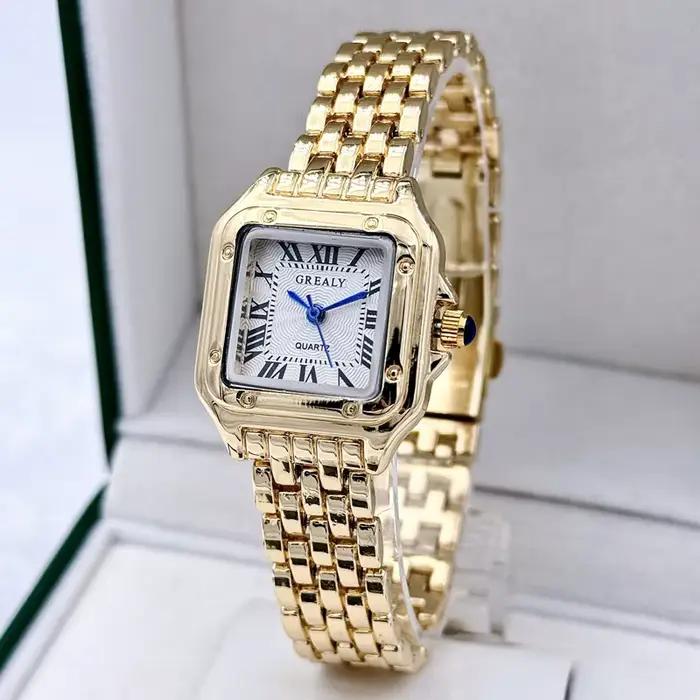 Top marque montre femmes affaires rétro classique Simple étanche bande d'acier dames mode Quartz hor