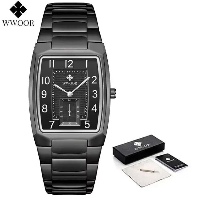 WWOOR 2026 Nouvelles Montres Dorées pour Femmes, Montres-Bracelets Créatives en Acier pour Dames, Mo