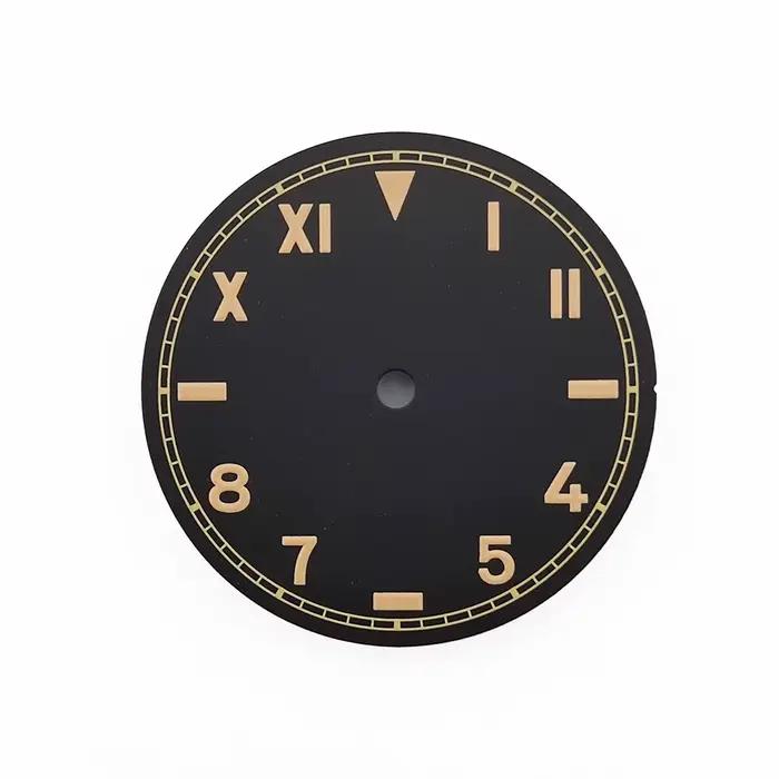Cadran de montre rétro 28.5MM, accessoire de montre assemblé, cadran lumineux, cadran NH35 adapté au